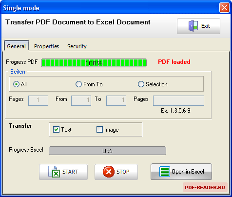 Конвертер PDF to Excel